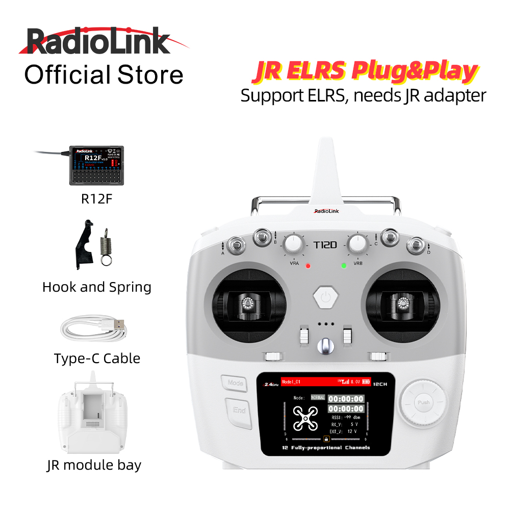 Drone Tech Rc - Модуль RadioLink T12D JR 12-канальный 2,4