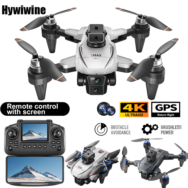 Drone Rc Helicopter With Camera - GPS RC Дрон с экраном 4K