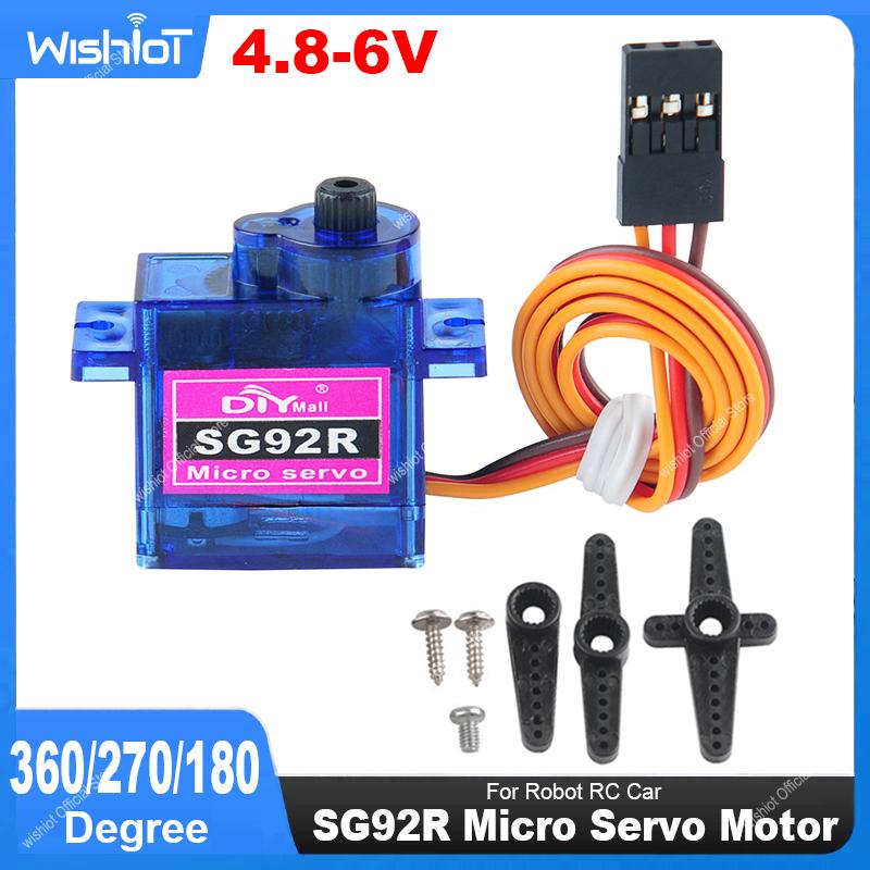 Drone Tech Rc - SG92R микро серводвигатель 4,8-6 В 360/270/180