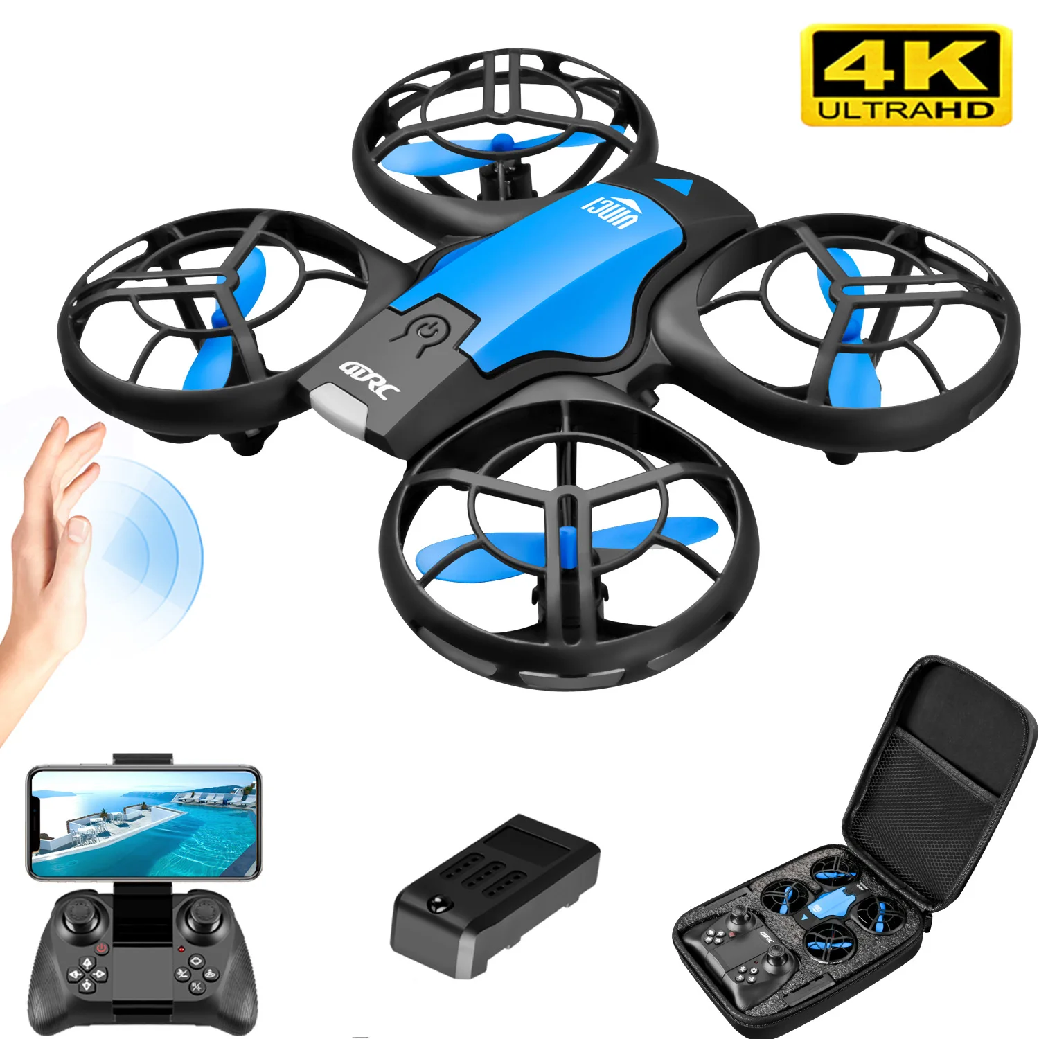 Новый мини-дрон V8 с камерой 4 – обзор и цена Drone Rc Helicopter With Camera