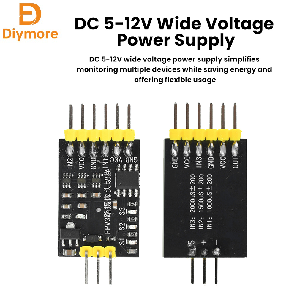 Модуль видеопереключателя DC5- – обзор и цена Drone Switch Rc