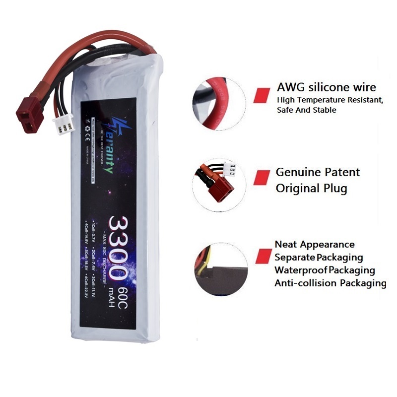 2S 7,4 В LiPo аккумулятор 3300 – обзор и цена Drone Lipo Battery
