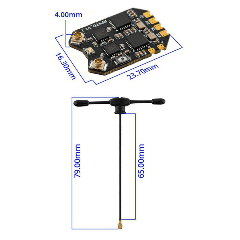 Отличный-6X RP4TD ELRS 2.4G Di – обзор и цена Fpv Antenna Receiver
