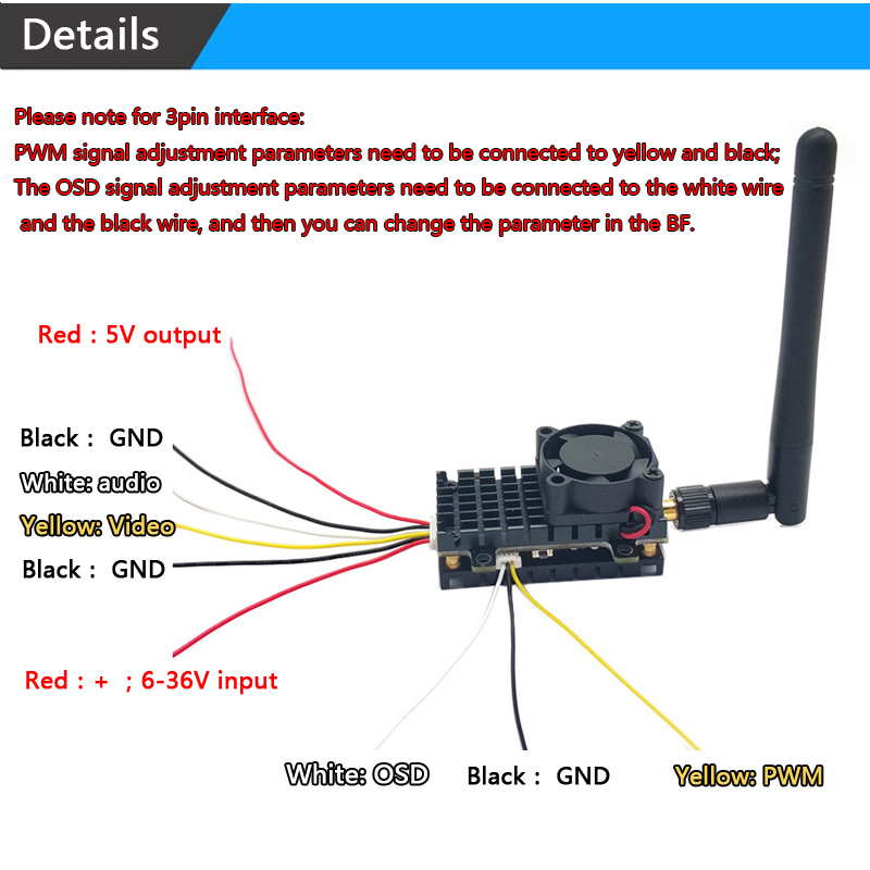Ультрамощный 5,8 МВт FPV VTX б – обзор и цена Telemetry Module Rc