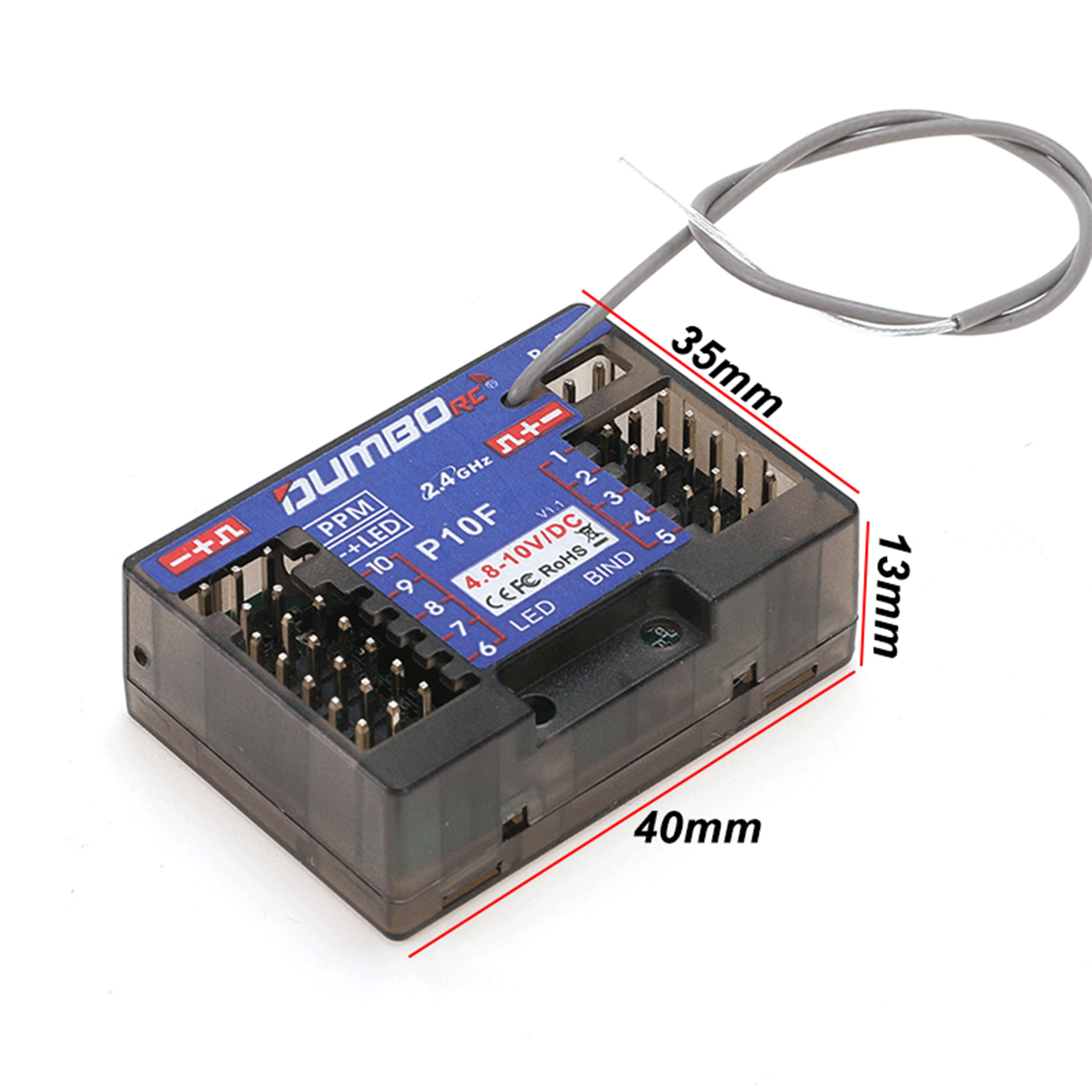 DUMBORC P10F P10FG 10CH 2,4 ГГ – обзор и цена Telemetry Module Rc