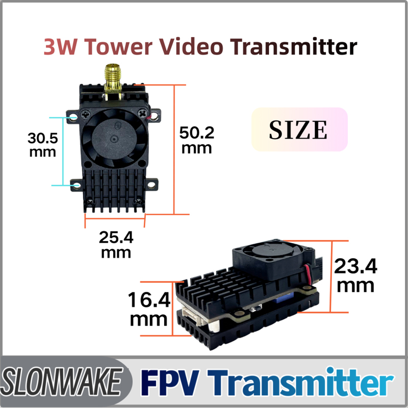 SLONWAKE 5,8G 3000 МВт Модуль  – обзор и цена Drone Rc1
