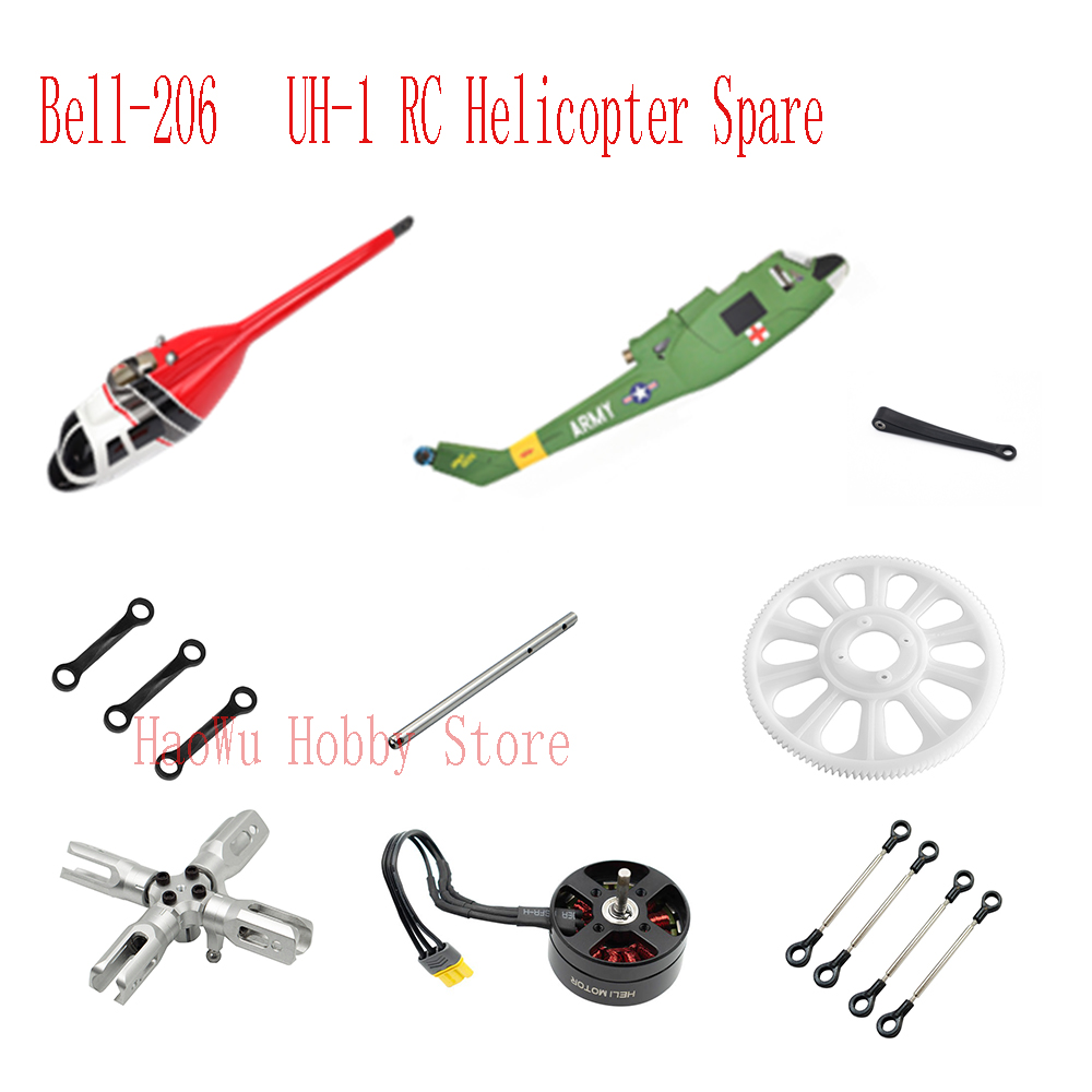 Flywing bell206 UH1 Bell-206 U – обзор и цена Rc Helicopter Gyro